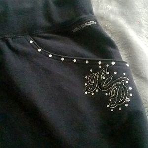 Harley Davidson Knit Skirt with Rhinestone, XL